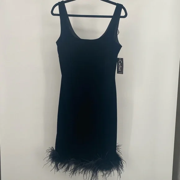 princess polly baby blue dress Black wool dress with feathers Chic Utility